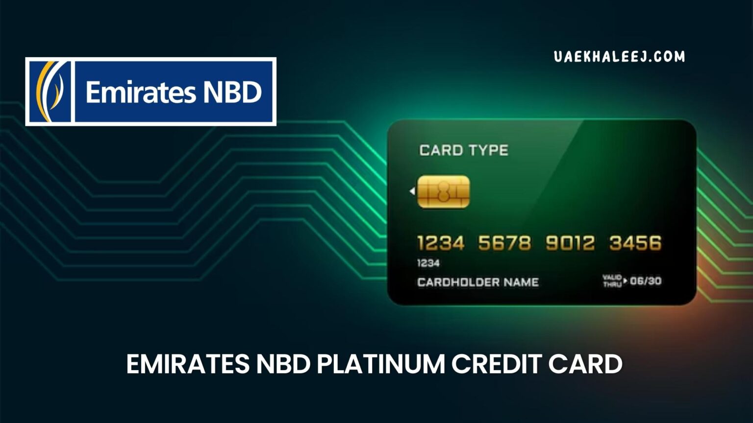 Emirates NBD Platinum Credit Card: Complete Process And Benefits Emirates NBD Platinum Credit Card