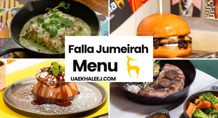 Falla Jumeirah Menu