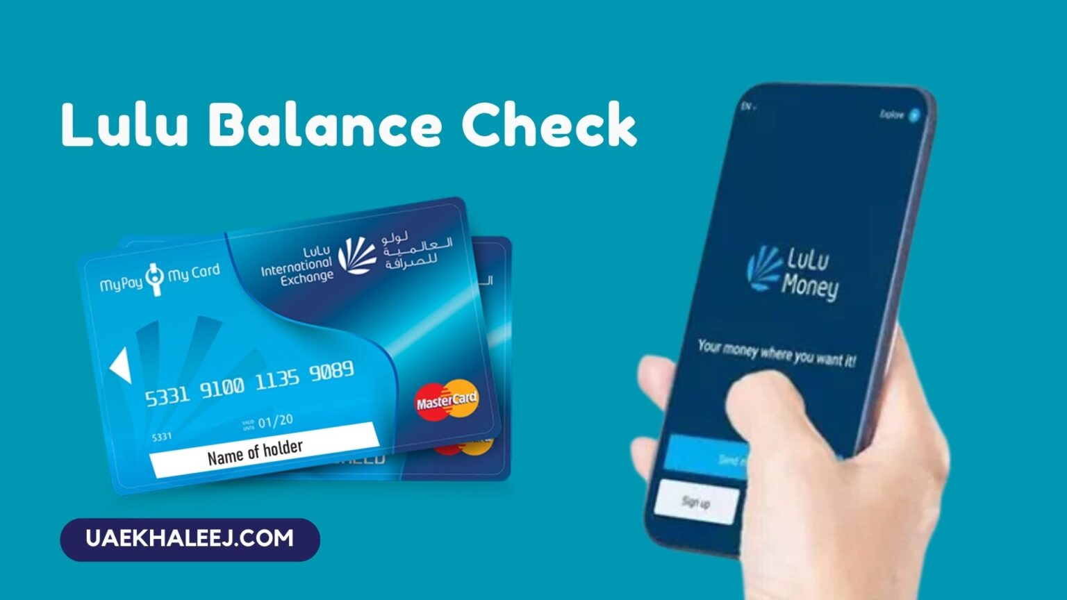 Lulu Salary Card Balance Online