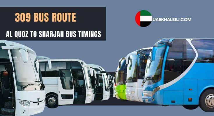 309 bus route Al Quoz to Sharjah Bus Timings