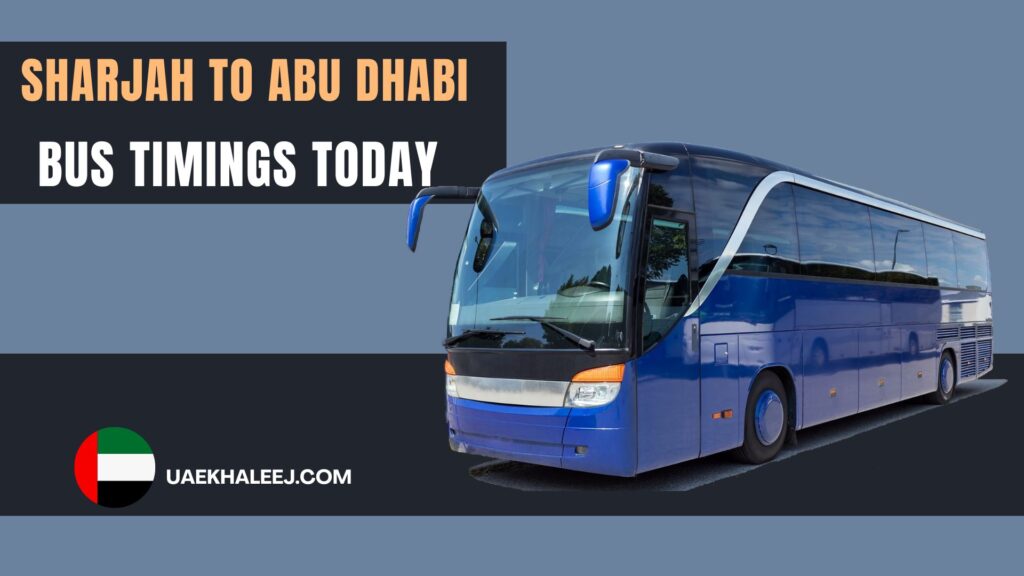 sharjah to abu dhabi bus timings