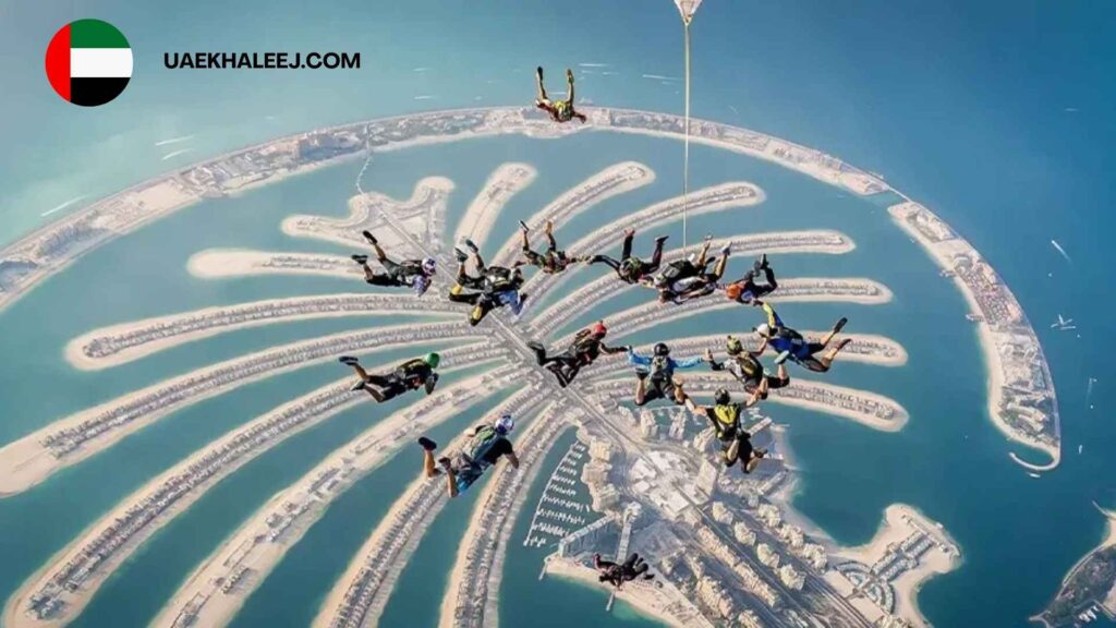 Skydiving in Dubai