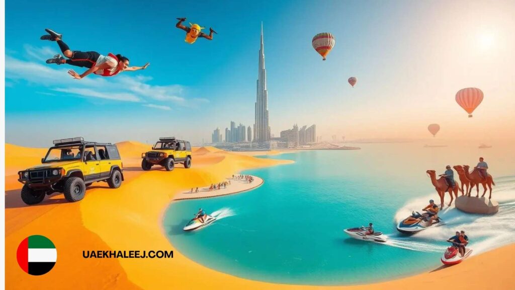 Skydiving in Dubai