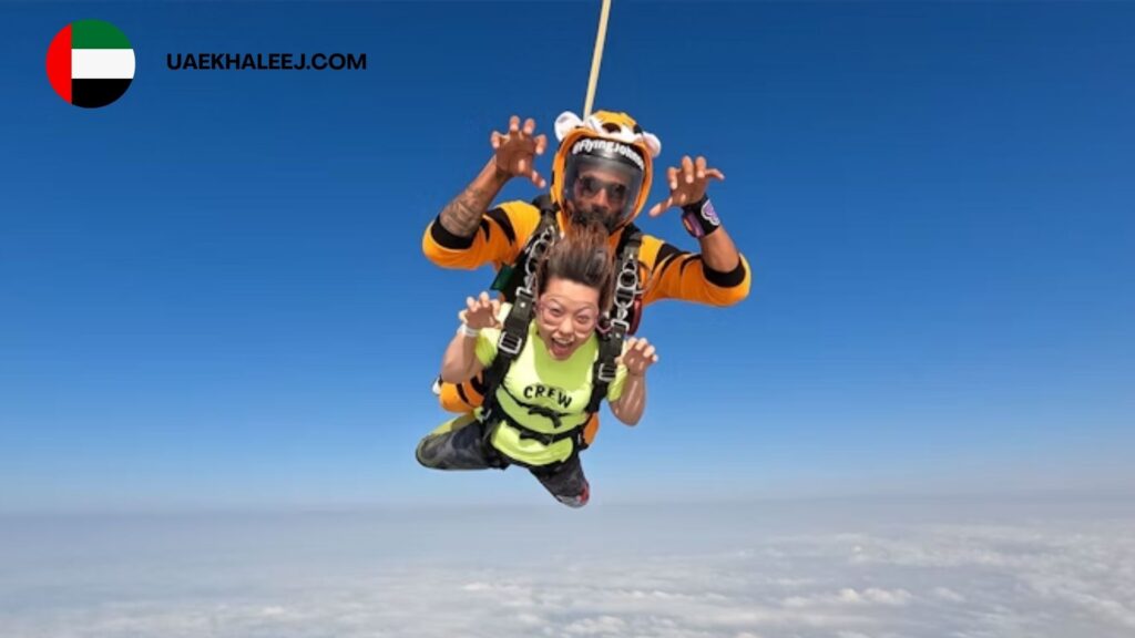 Skydiving in Dubai