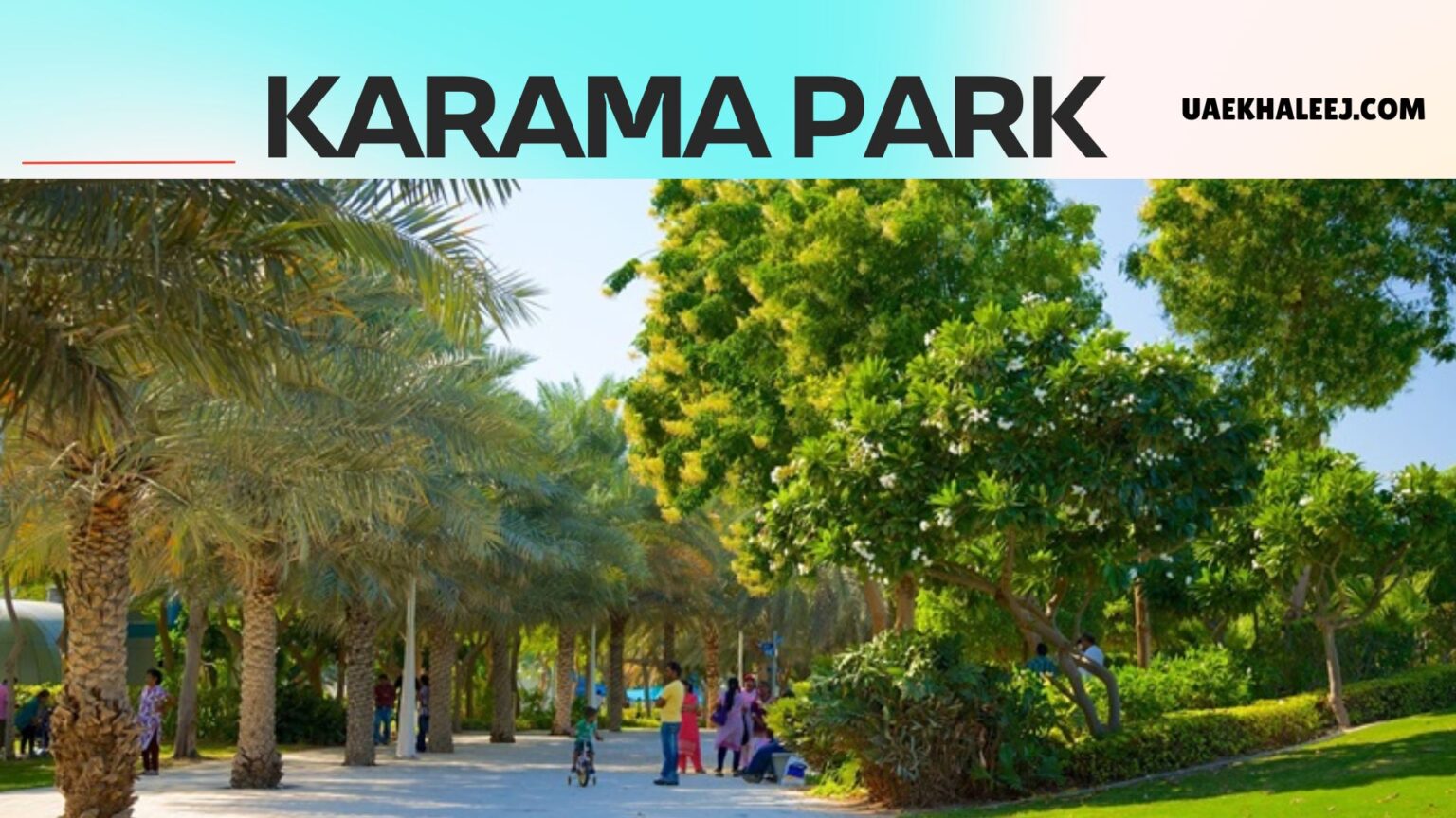 Karama Park: Dubai Paradise in the Heart of the City karama park