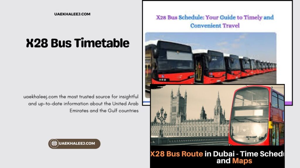 X28 Bus Timetable Customer Feedback and Improvements