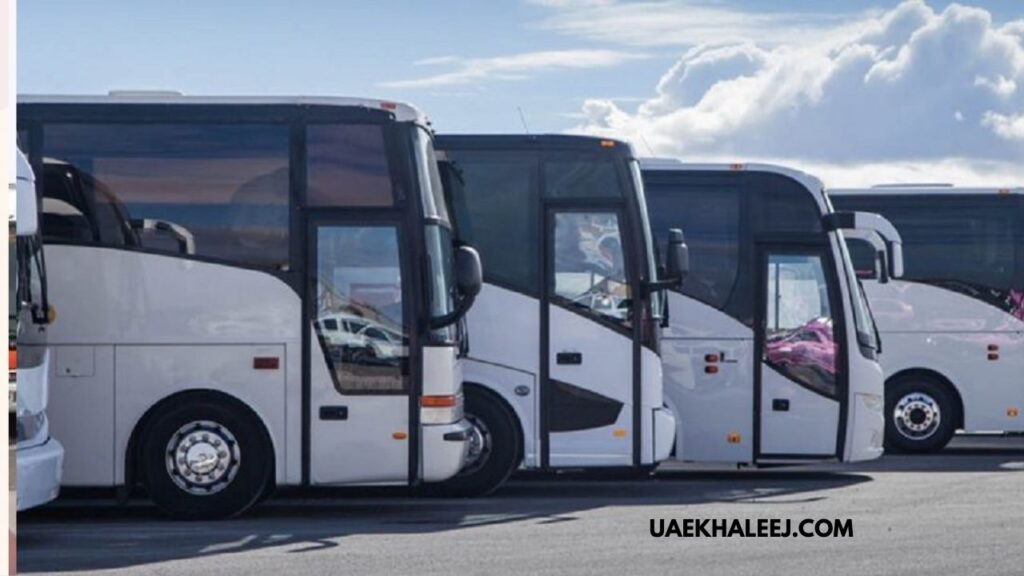 Abu Dhabi to Sharjah Bus Main stops on the way